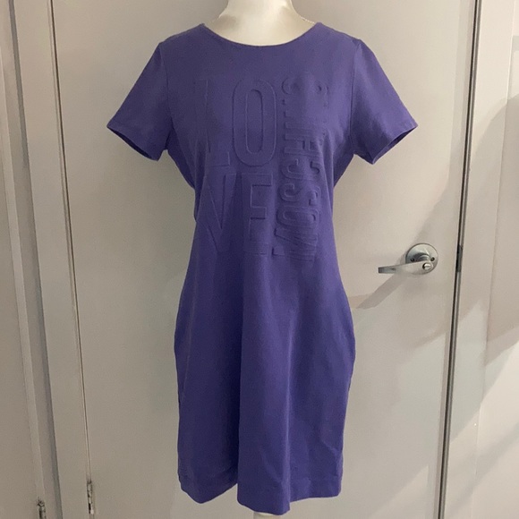 Love Moschino Dresses & Skirts - LOVE MOSCHINO Sweater dress purple Size 4 - AUTHENTIC